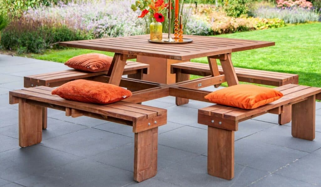 Picknicktafels – Inclusief Banken, Met Stoelen & Weerbestendig
